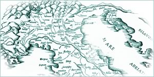Cartina dell'Italia