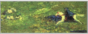 Il Cavaliere Azzurro opera di Vasilij Kandinskij