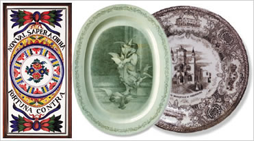 Ceramiche esposte al Museo Civico d'Arte di Pordenone